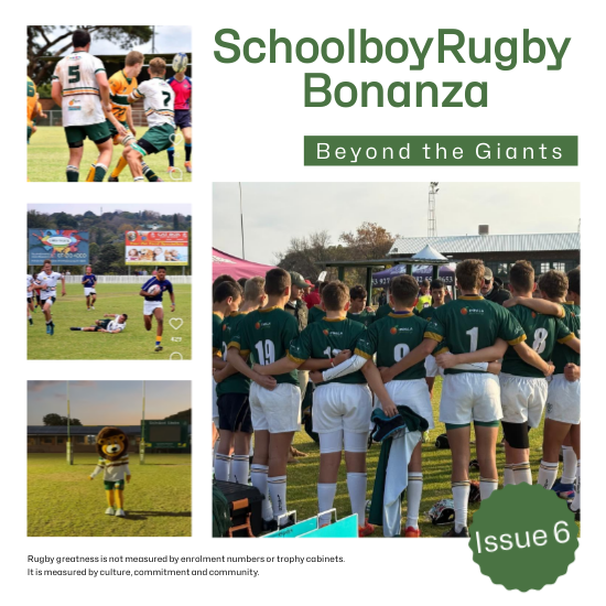 Schoolboy Rugby Bonanza Beyond the Giants cover