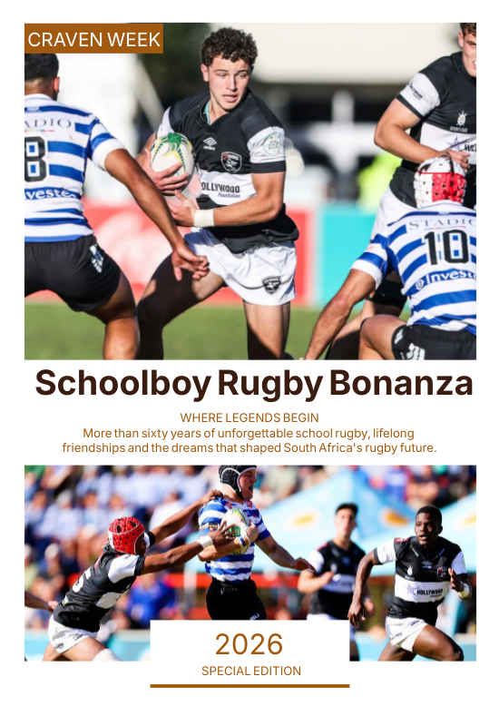 Schoolboy Rugby Bonanza Craven Week · Special Edition cover